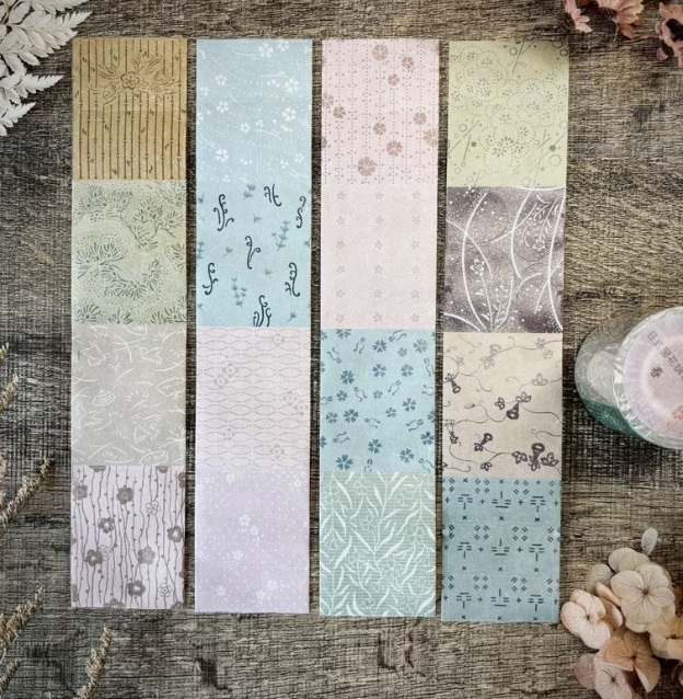 好築藝．日式窗花調色盤(春) 5cm割型日本和紙膠帶 <整捲/分裝>