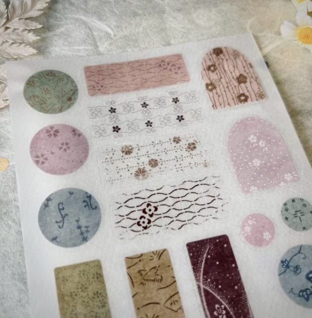 好築藝．日式窗花調色盤(春) 轉印貼紙