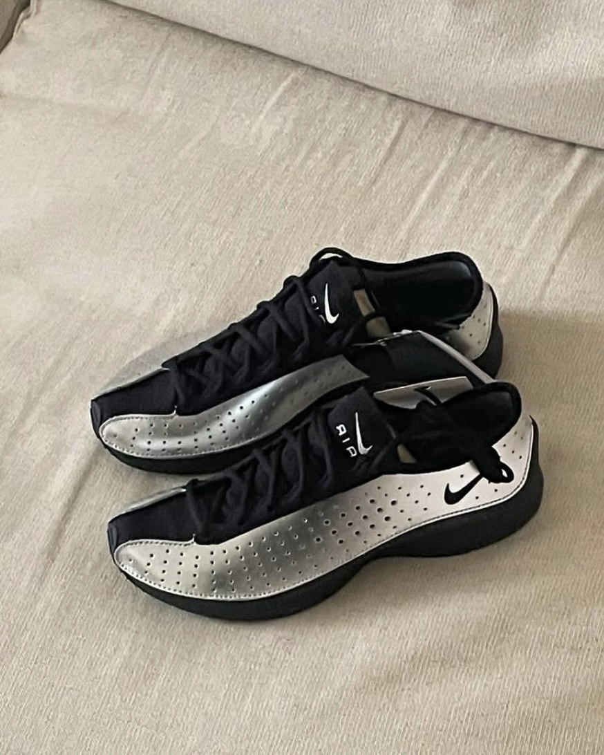 Nike Air Superfly Metallic Silver and Black 金屬銀黑 液態銀 復古 休閒鞋 女鞋