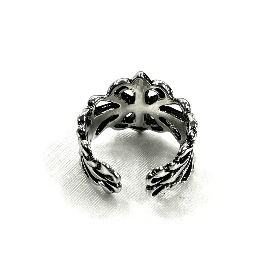 【OZ】Dark Cross十字鏤空寬戒