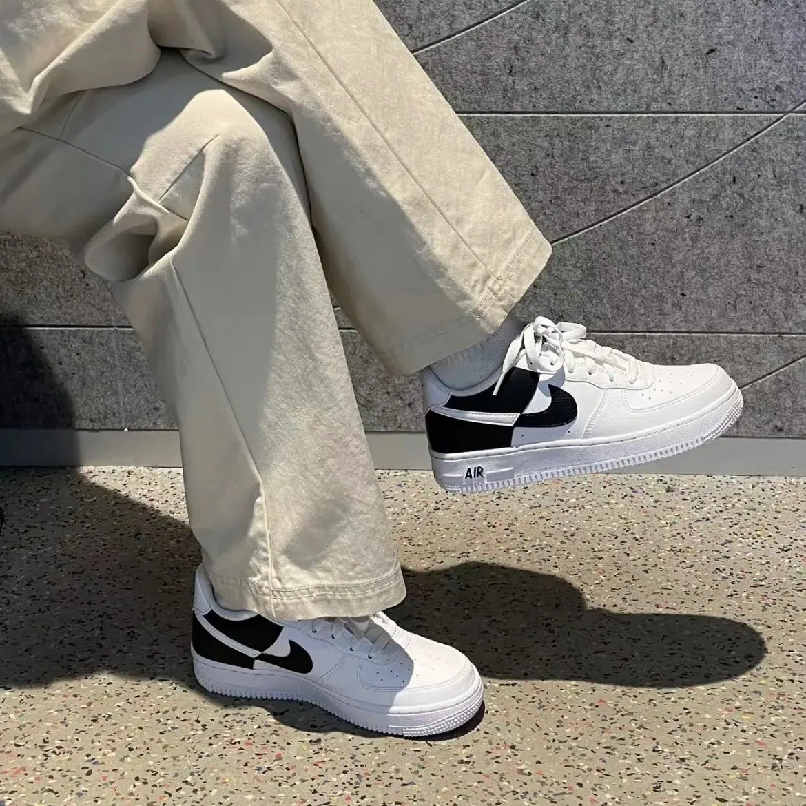 (預訂) Nike Air Force 1 Low Next Nature - White Black (GS)