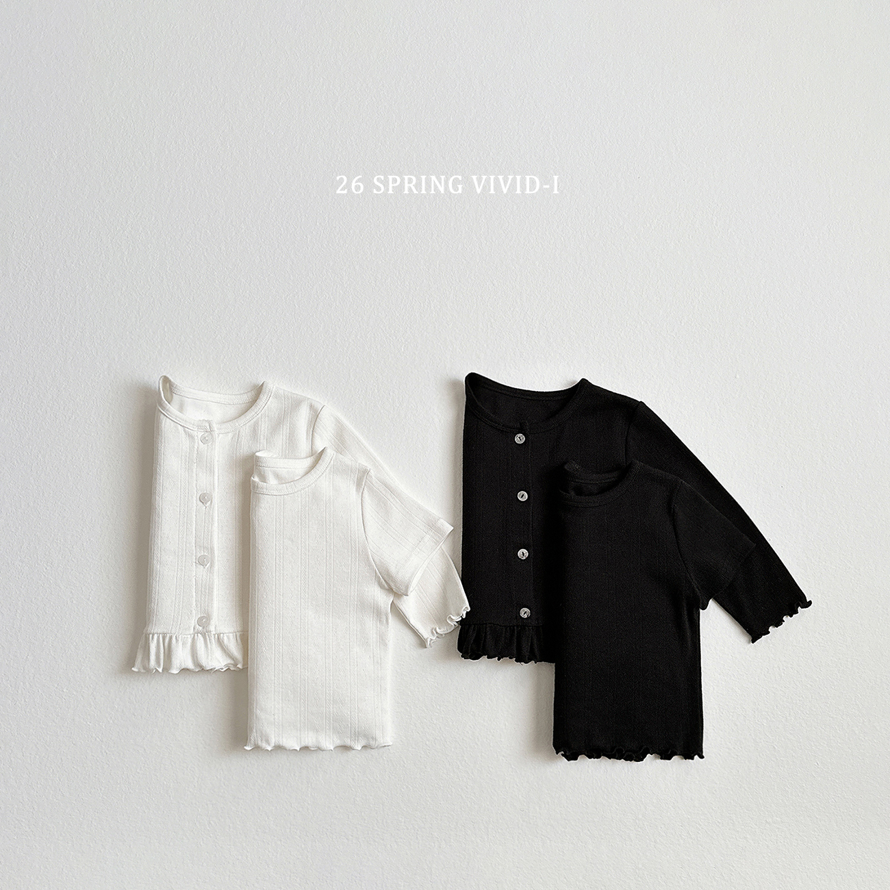 KR VIVIDI 木耳邊1+1 SET裝| 2色