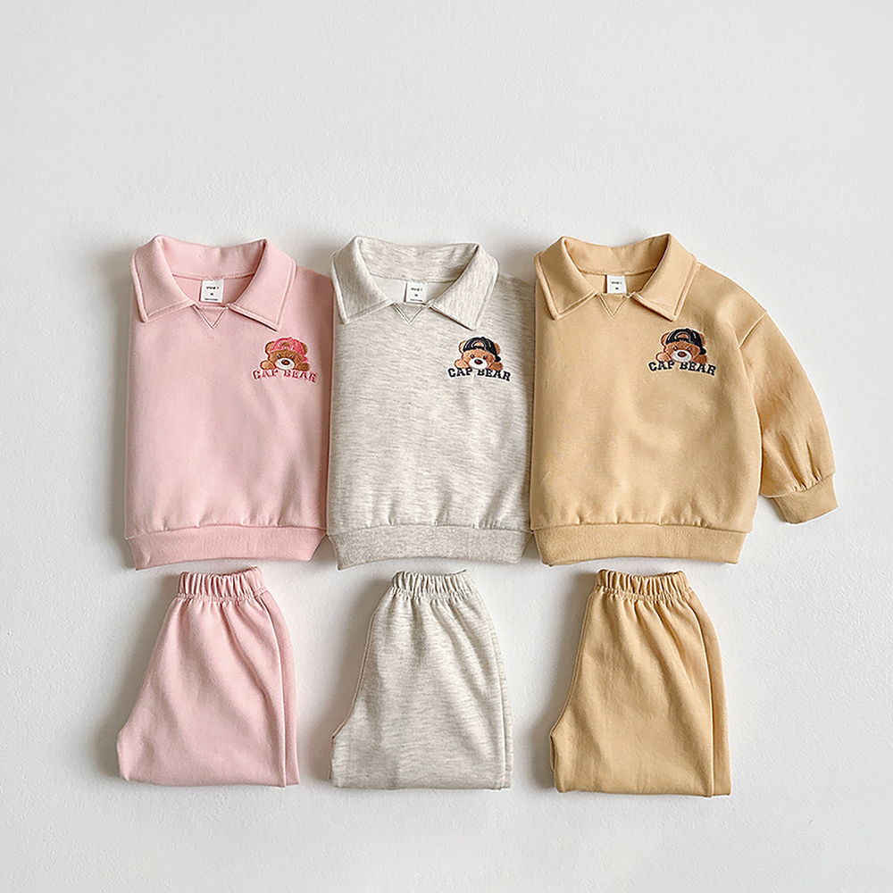 KR VIVIDI  小熊衛衣套裝| 3色