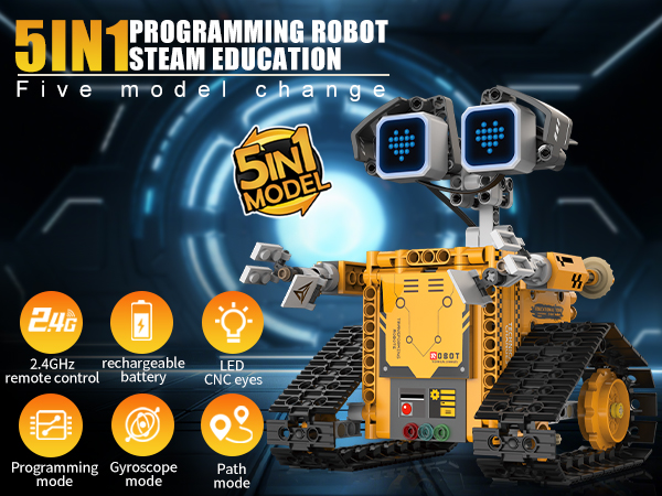 Gohero 5 合 1 STEM 組裝機械人套裝