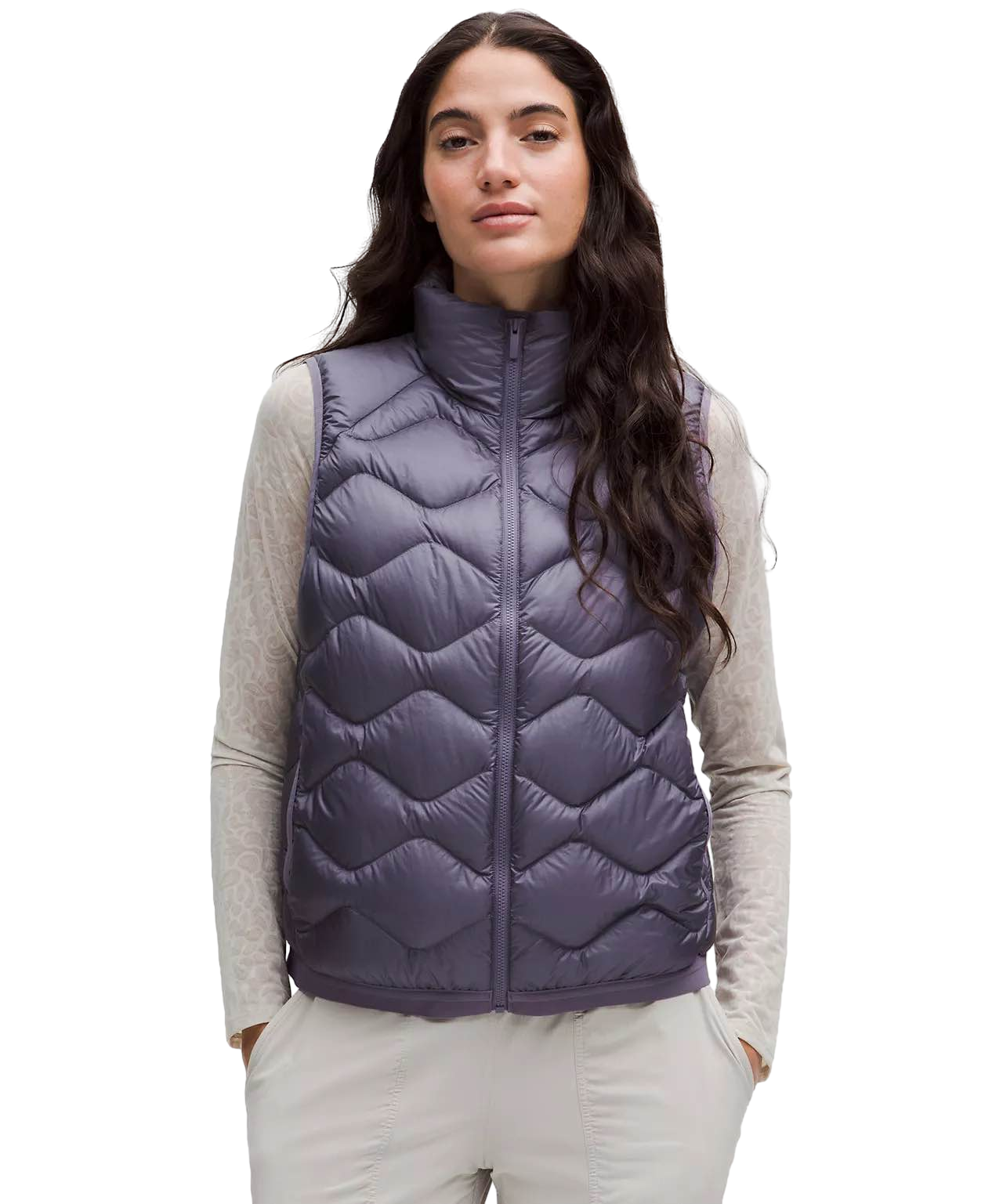 【Lululemon】Featherweight Down Quilted Vest  紫