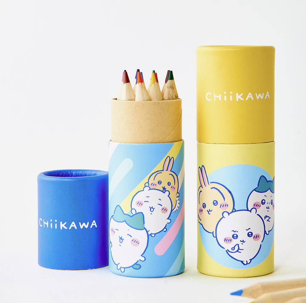 Chiikawa 12色木顏色筆 隨機發放一款