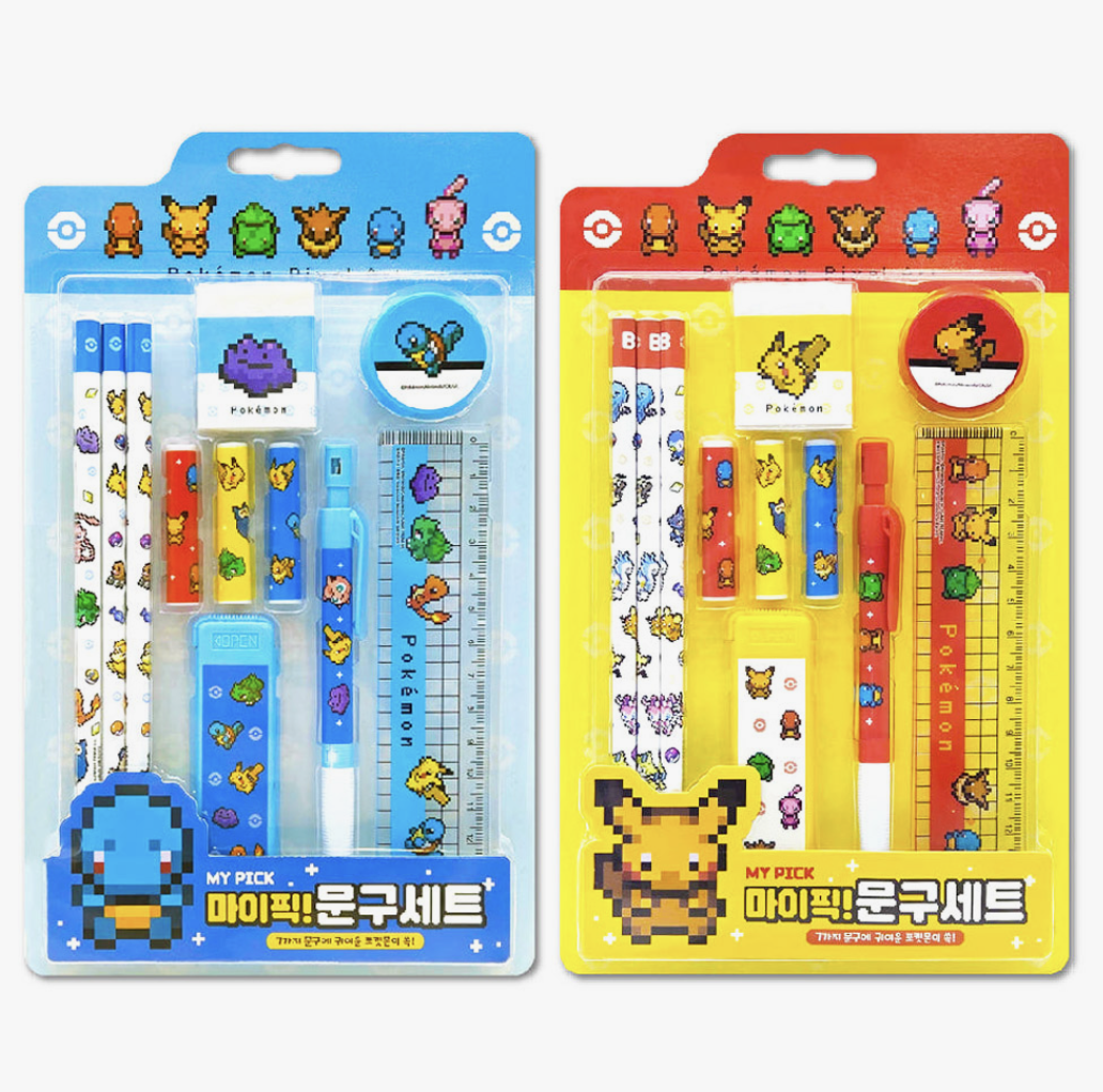 Pokemon 文具套裝 隨機發放一款