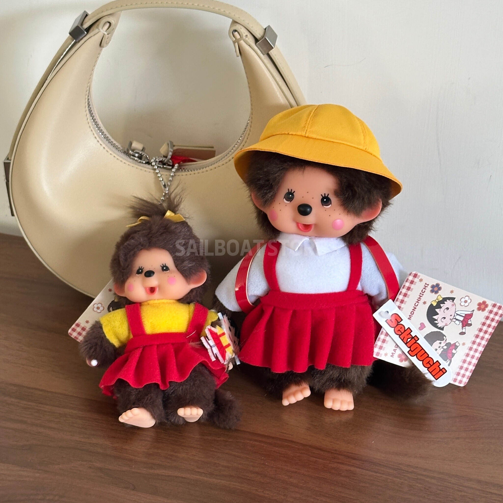 #現貨 🇯🇵日本 櫻桃小丸子 × 蒙奇奇 吊飾娃娃 S娃