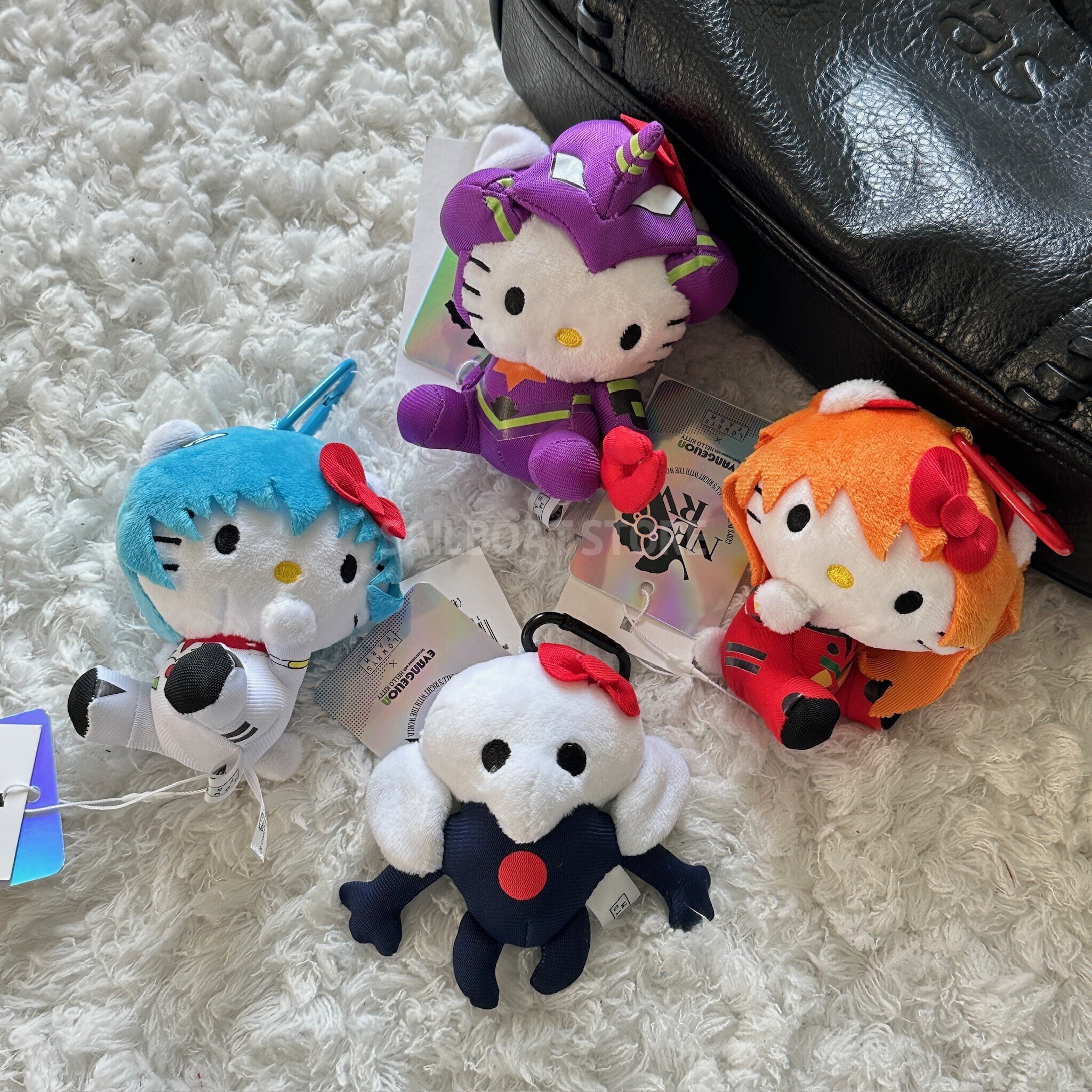 #現貨  🇯🇵日本 凱蒂貓 × LOWRYS FARM 聯名款  新世紀福音戰士 吊飾娃娃