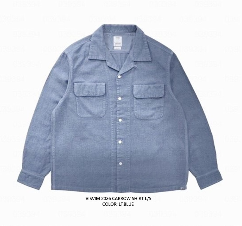 2/18 RELEASE: VISVIM 2026 S/S CARROW SHIRT L/S - PRE ORDER ITEM (預訂中)