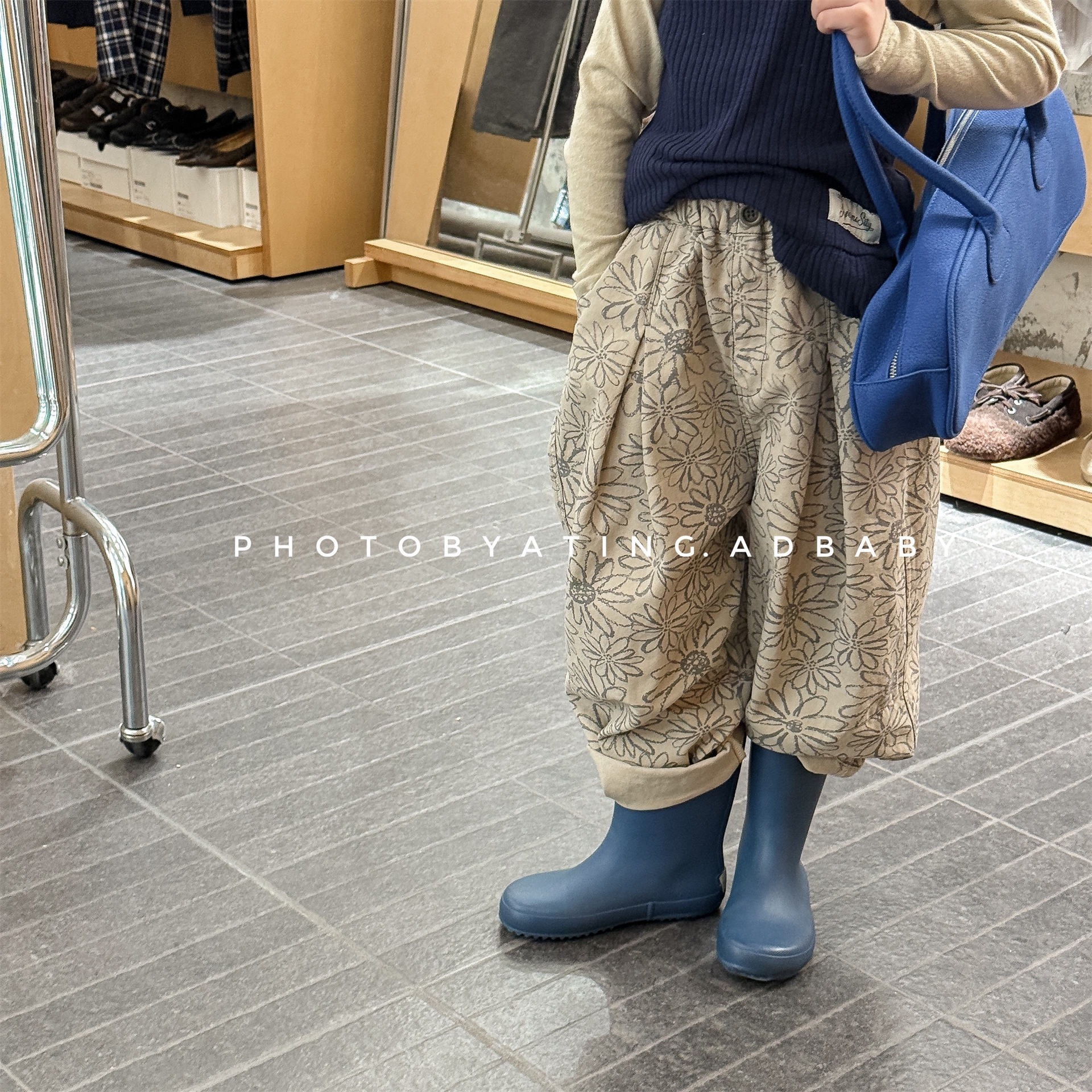 兩色   ༘ 花花水洗哈倫褲ᝰ