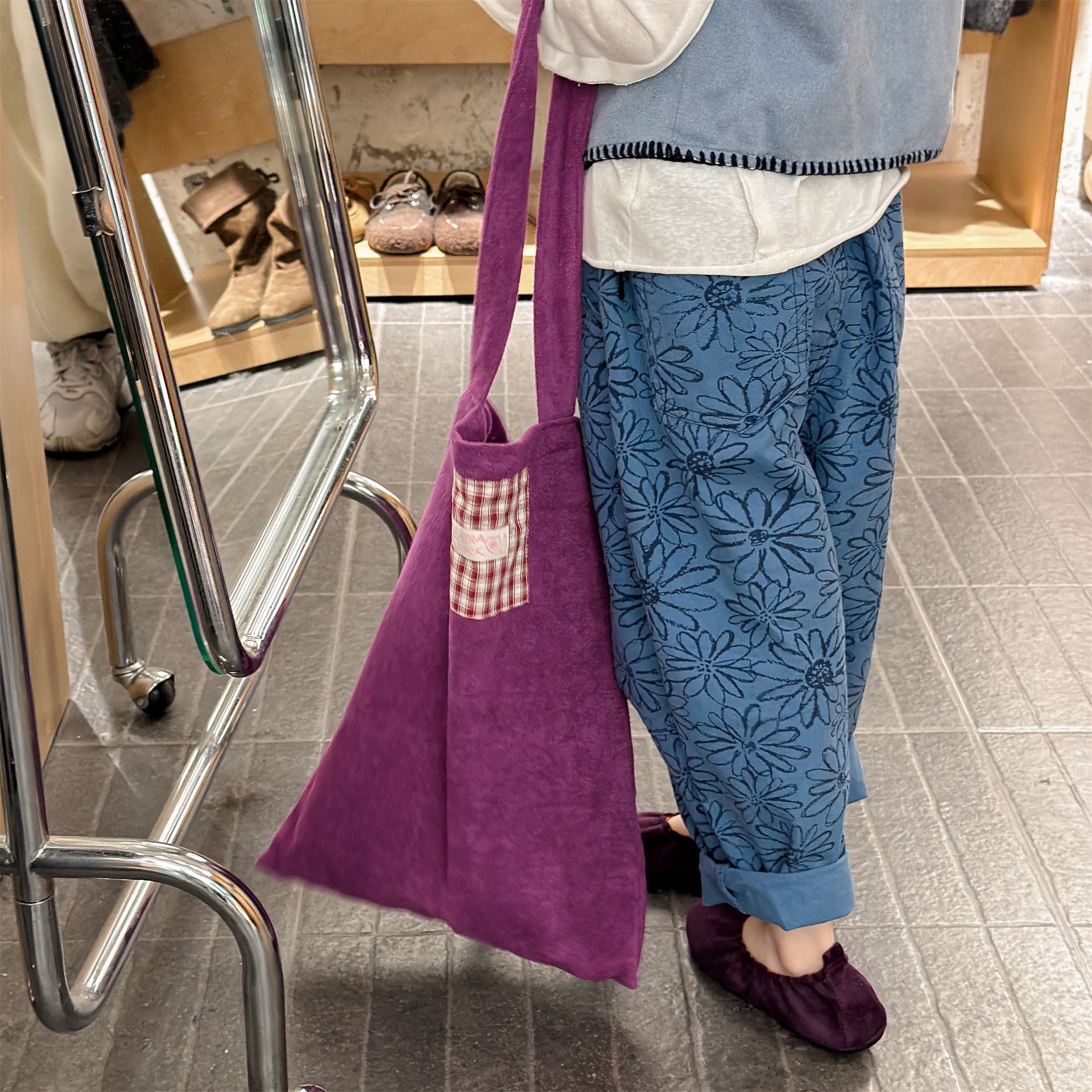 兩色   ༘ 花花水洗哈倫褲ᝰ