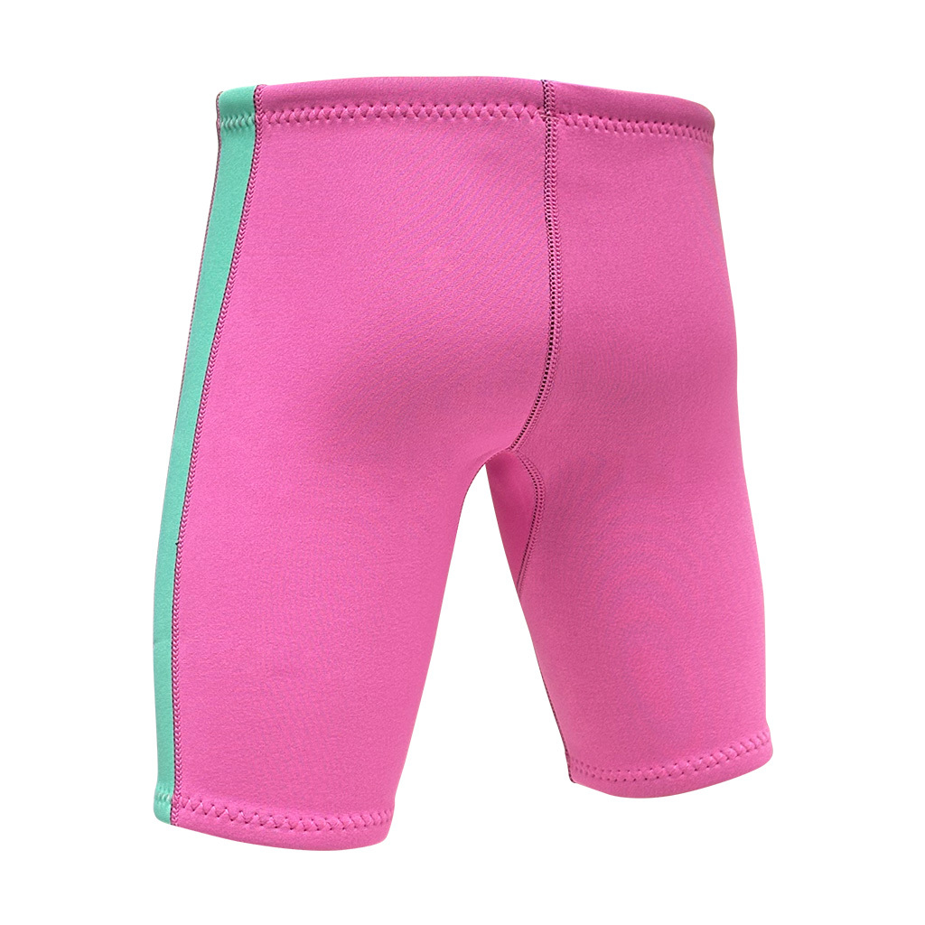 2mm 兒童 SCR 游泳保暖短褲 - 粉紅