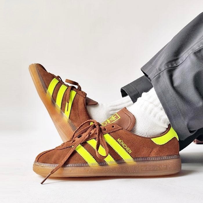 ADIDAS ORIGINALS MUENCHEN W 咖啡 綠 美拉德 男女 休閒鞋 JS3996