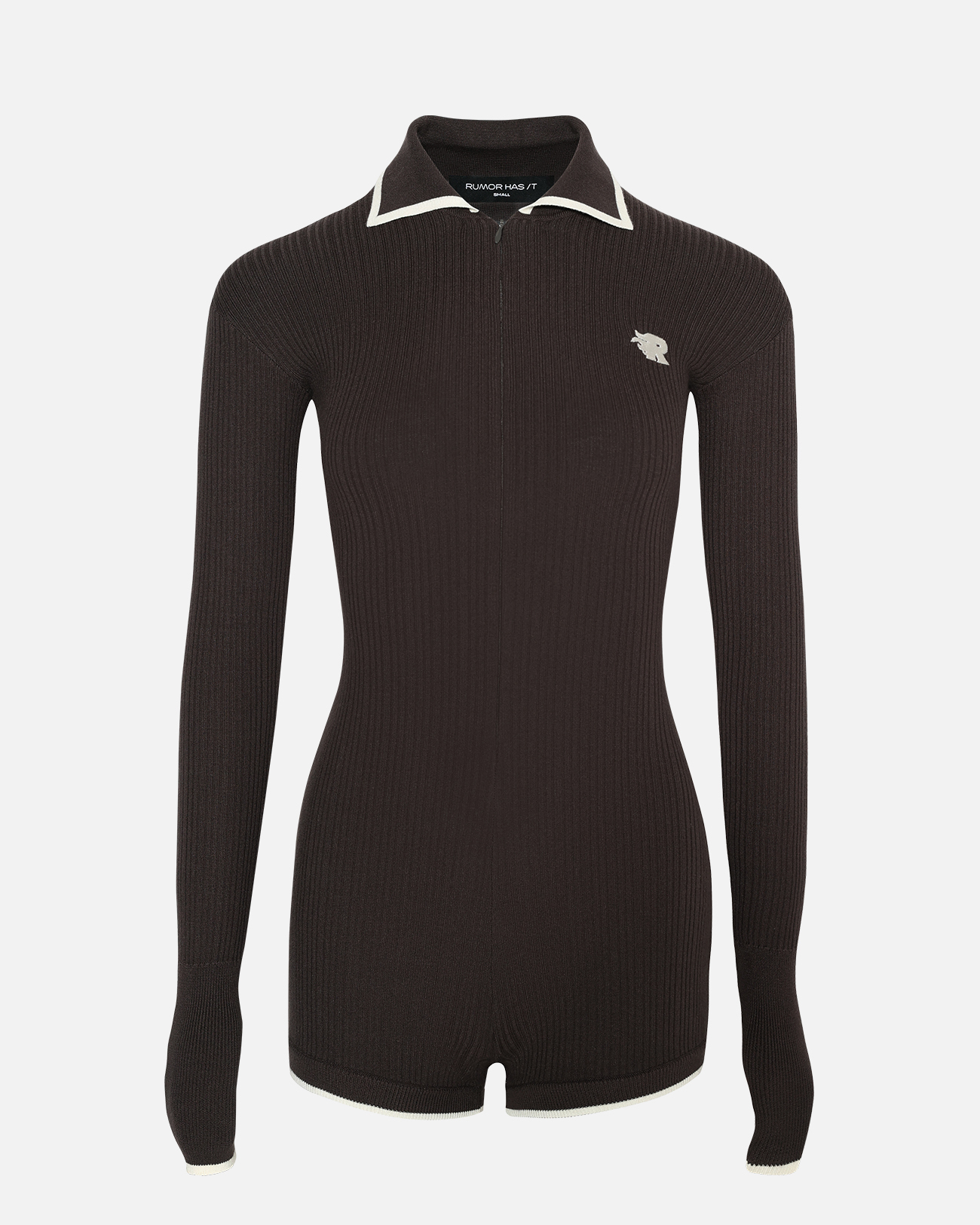 Retro Athletic Zip Playsuit