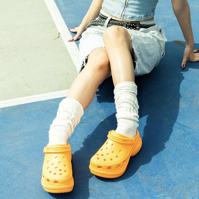 CROCS BAE CLOG 亮橘 洞洞鞋 復古 休閒 克駱格 206302-85Q