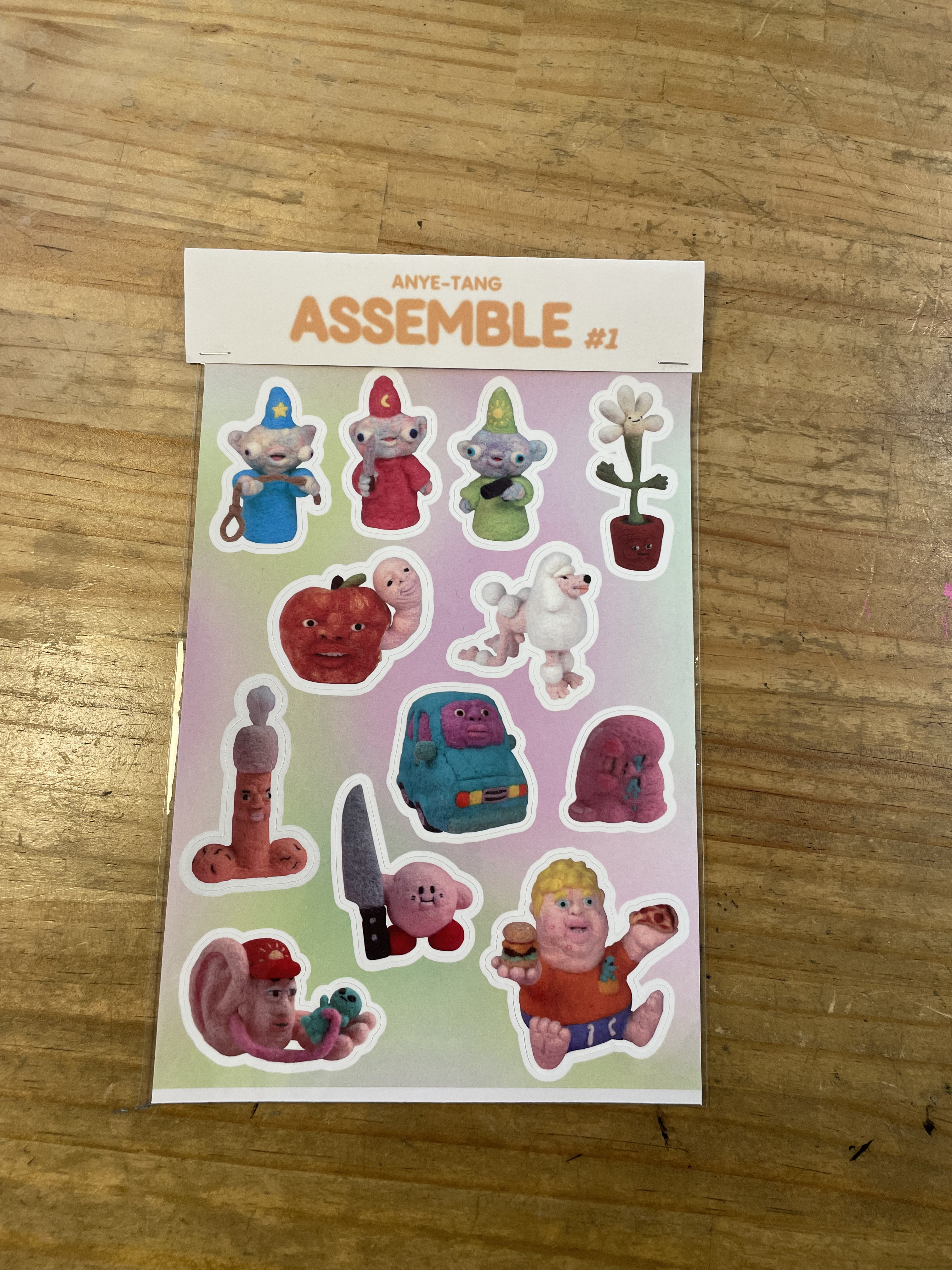 Anye tang 安爺堂 - 爺們貼紙#1