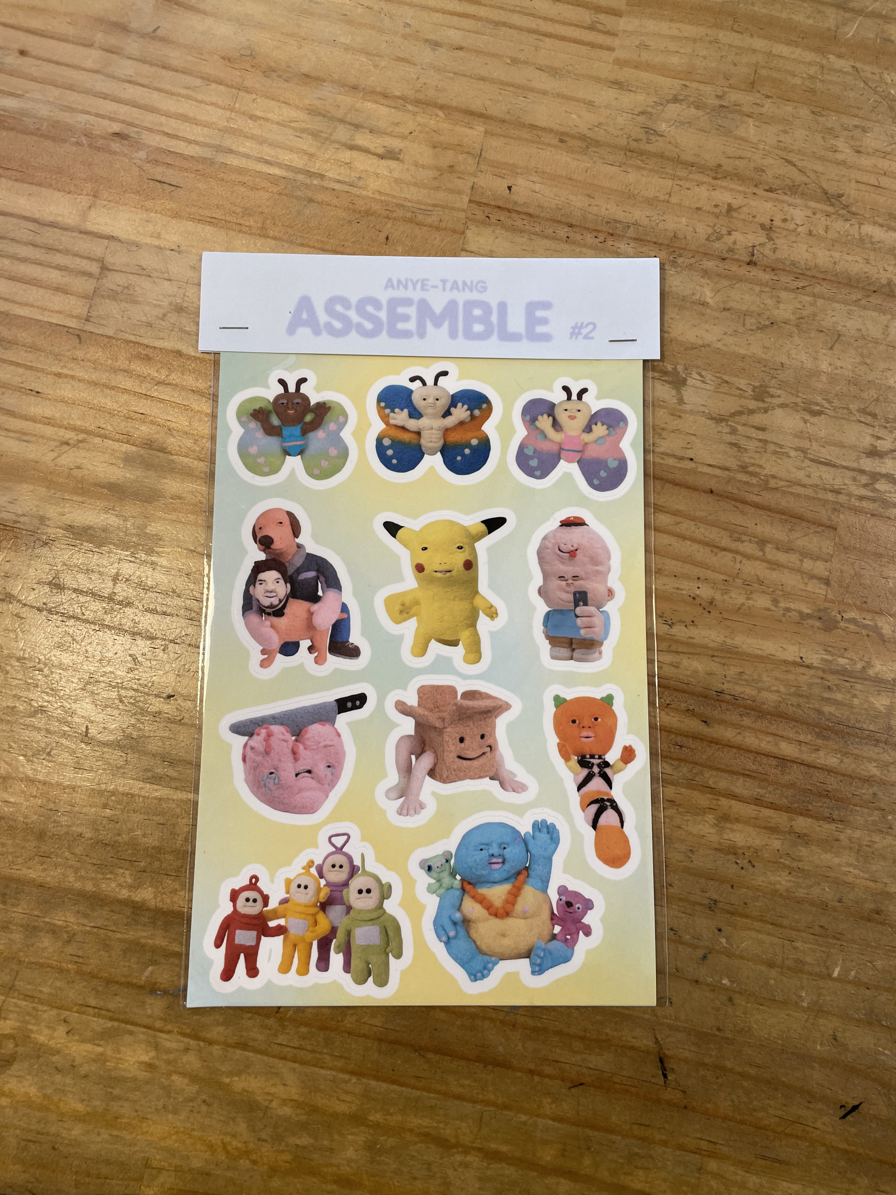 Anye tang 安爺堂 - 爺們貼紙#2