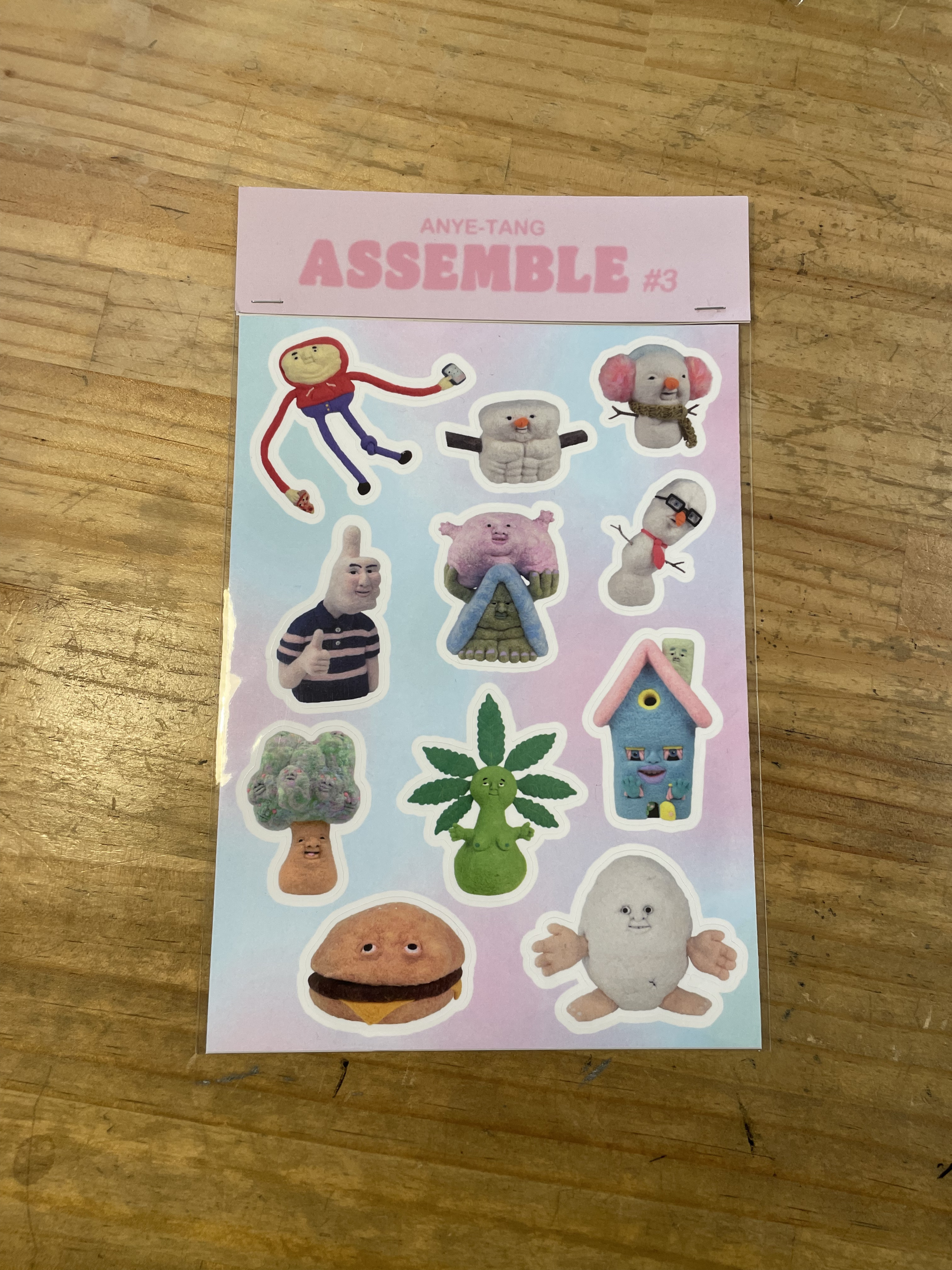 Anye tang 安爺堂 - 爺們貼紙#3