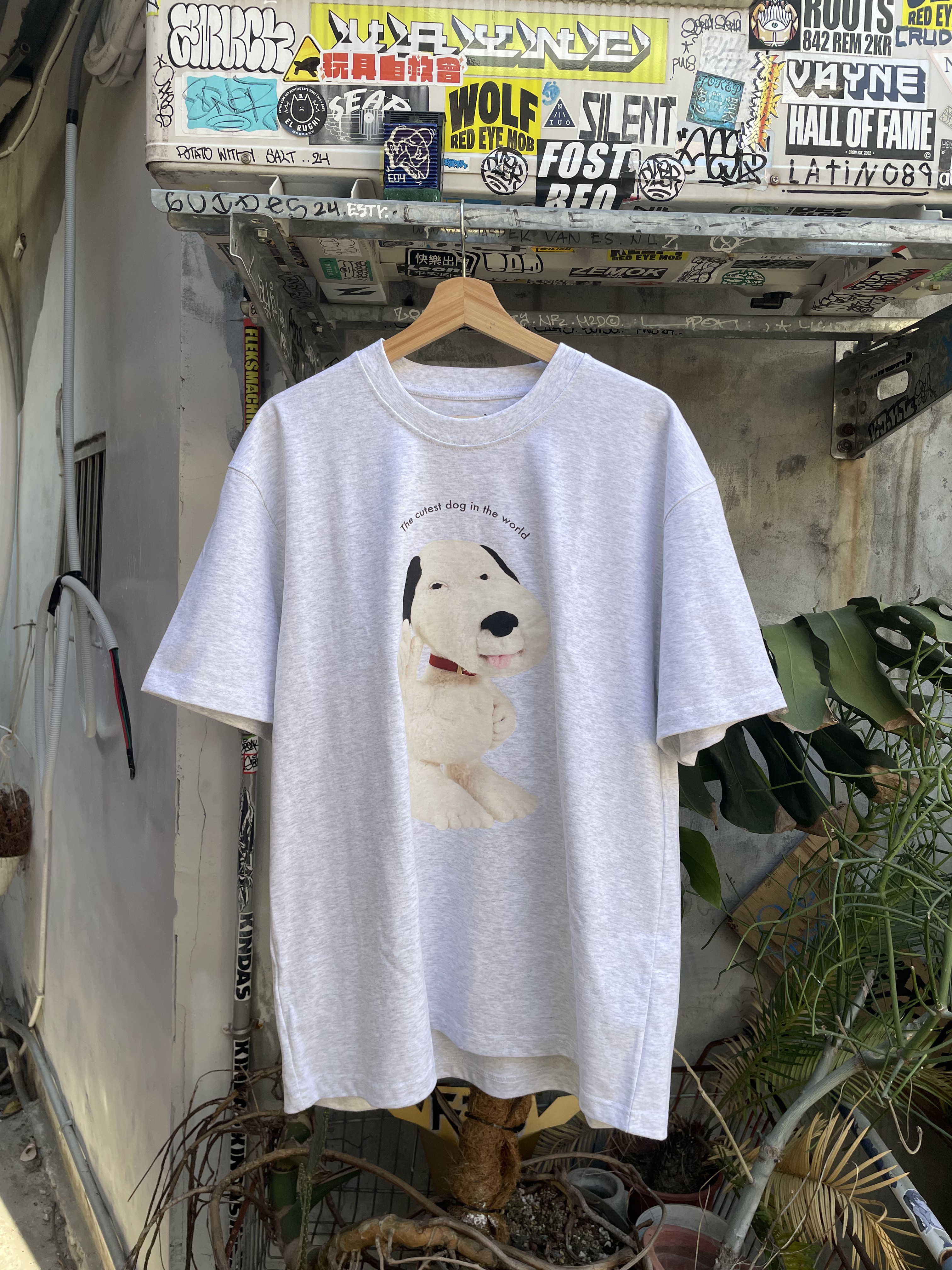 Anye tang 安爺堂 - 狗爺灰tee