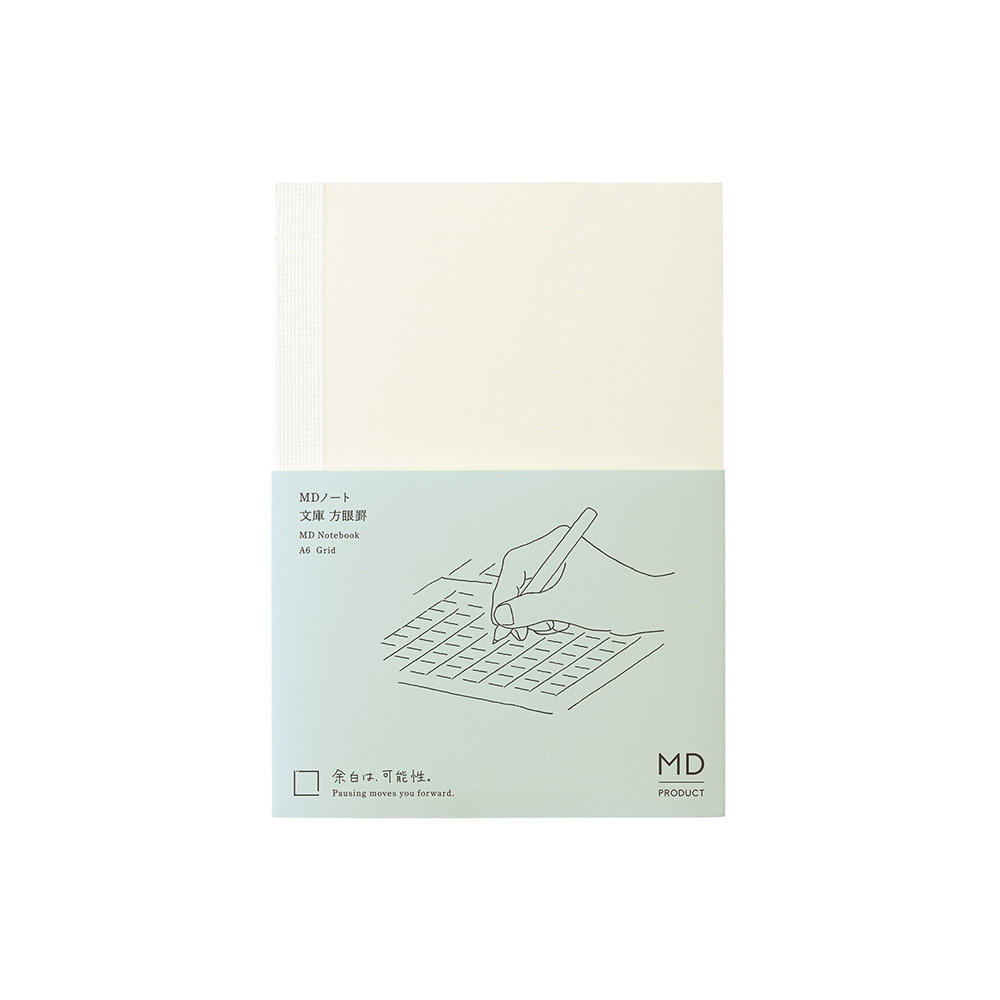 A6 文庫 方格 MD 筆記本｜MD PRODUCTS 日本