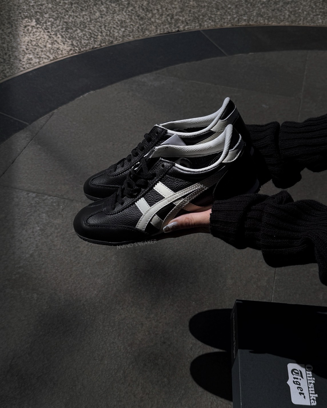 <好不合理!!!!>ONITSUKA TIGER MACHU RACER 黑奶油