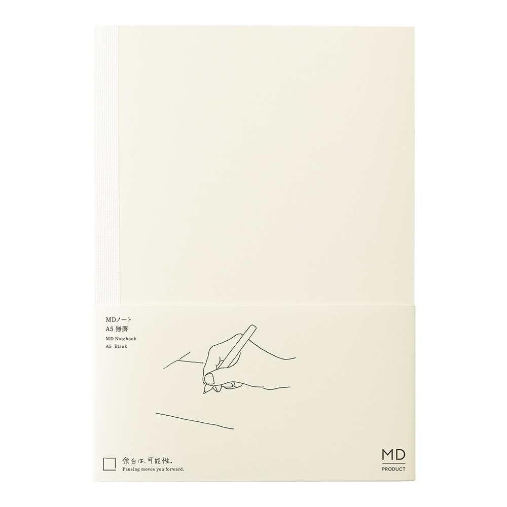 A5 空白 MD 筆記本｜MD PRODUCTS 日本