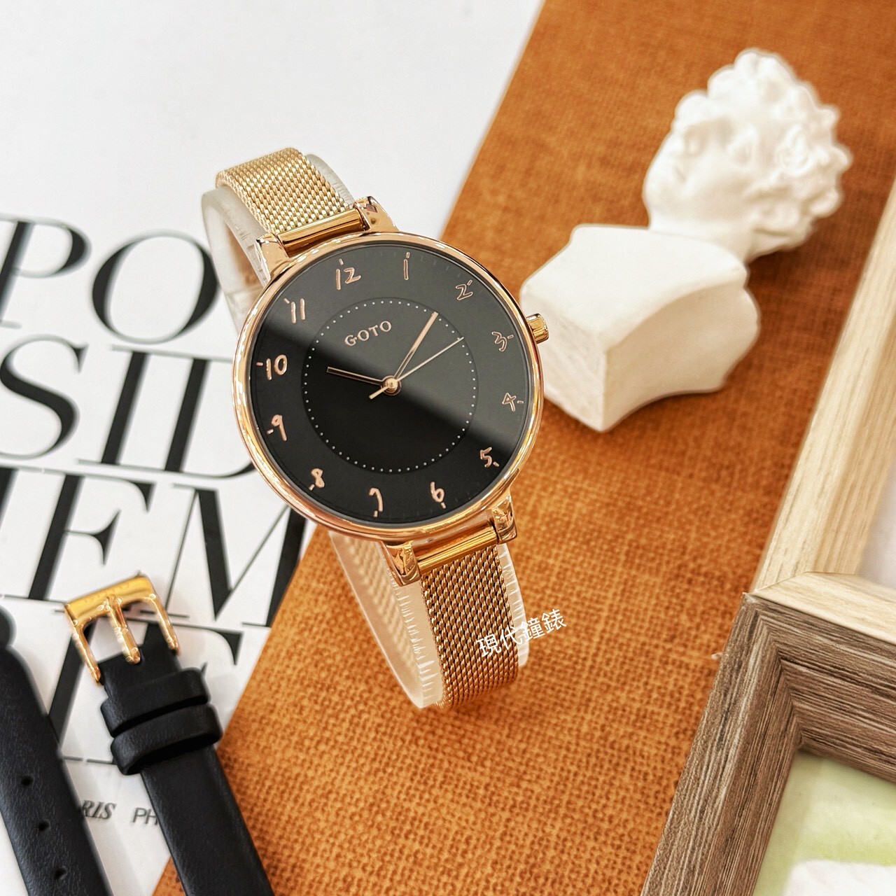 【GOTO】優雅輕奢米蘭帶套裝組GM3040L-44-341-3 36mm 現代鐘錶
