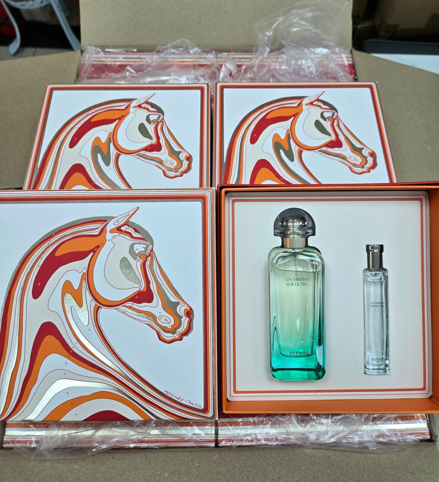 【團購】AC021505 Hermès 愛馬仕尼羅河花園淡香水禮盒