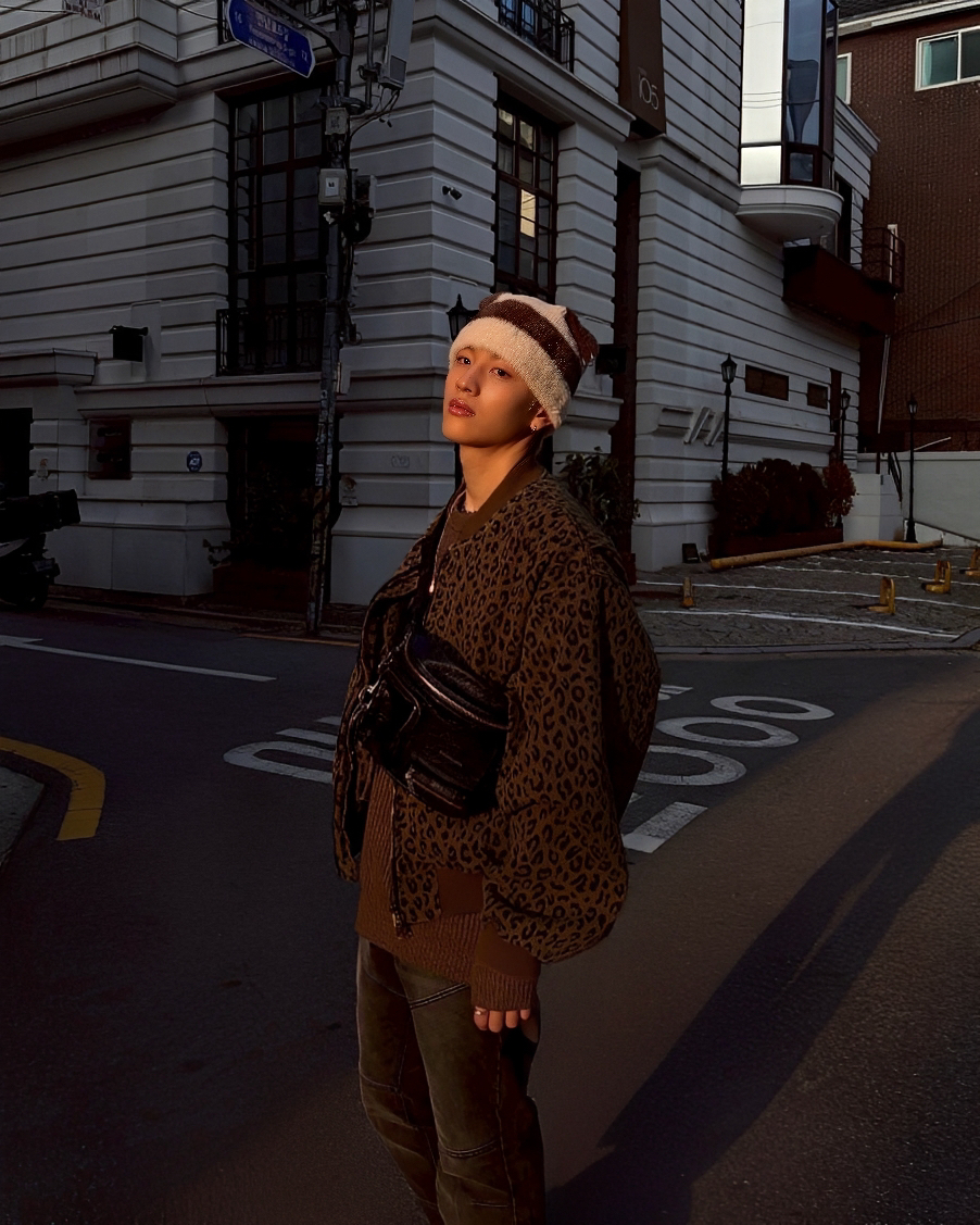 2色 四季 春夏 男女 豹紋 飛行 外套