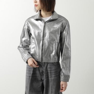 ADIDAS ORIGINALS 太空銀 短版 運動 夾克 休閒 時尚 KD2910