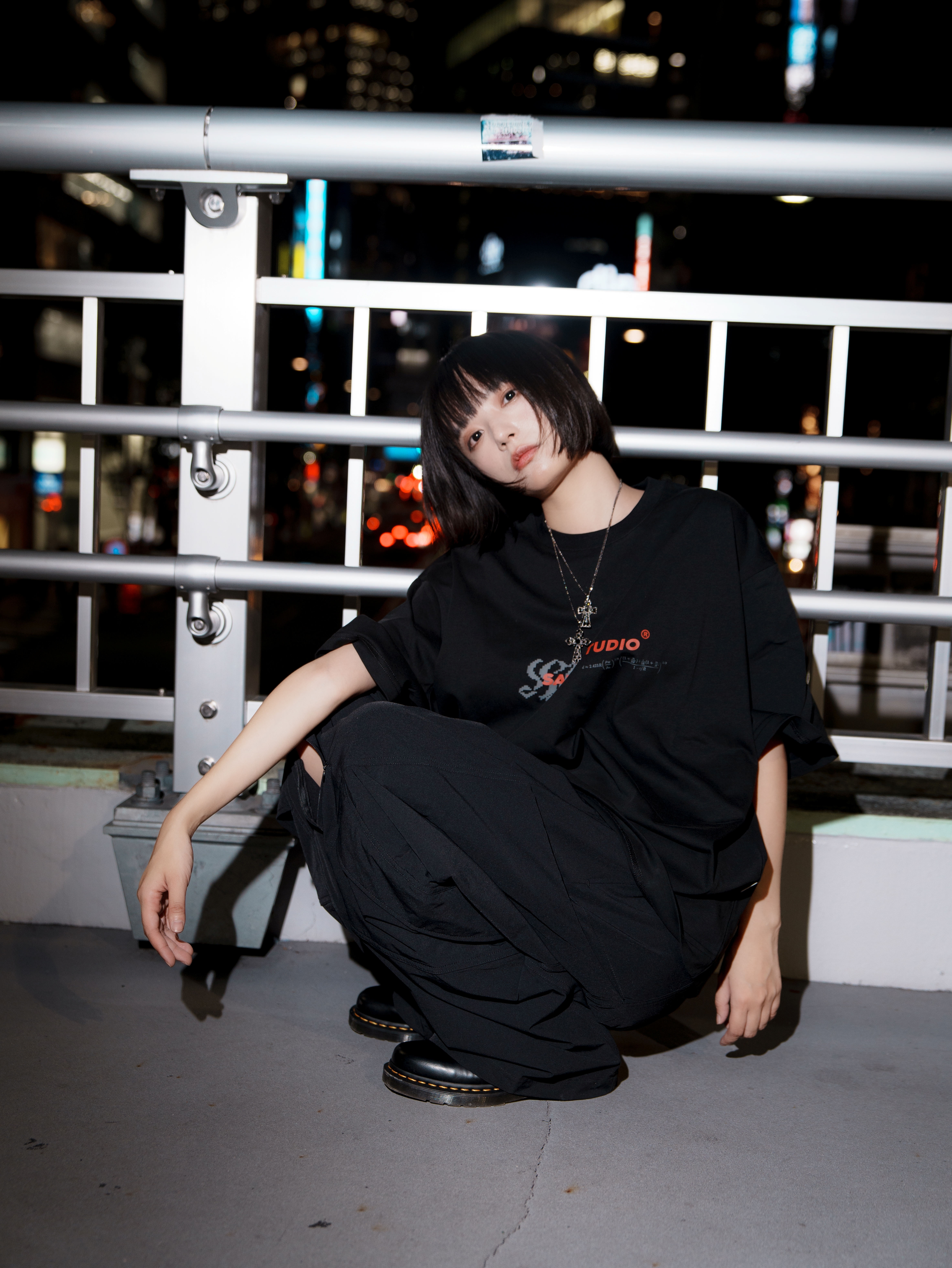 SATIVA 2025 A/W Roaming Pants 尼龍 拉鍊 長褲 黑色