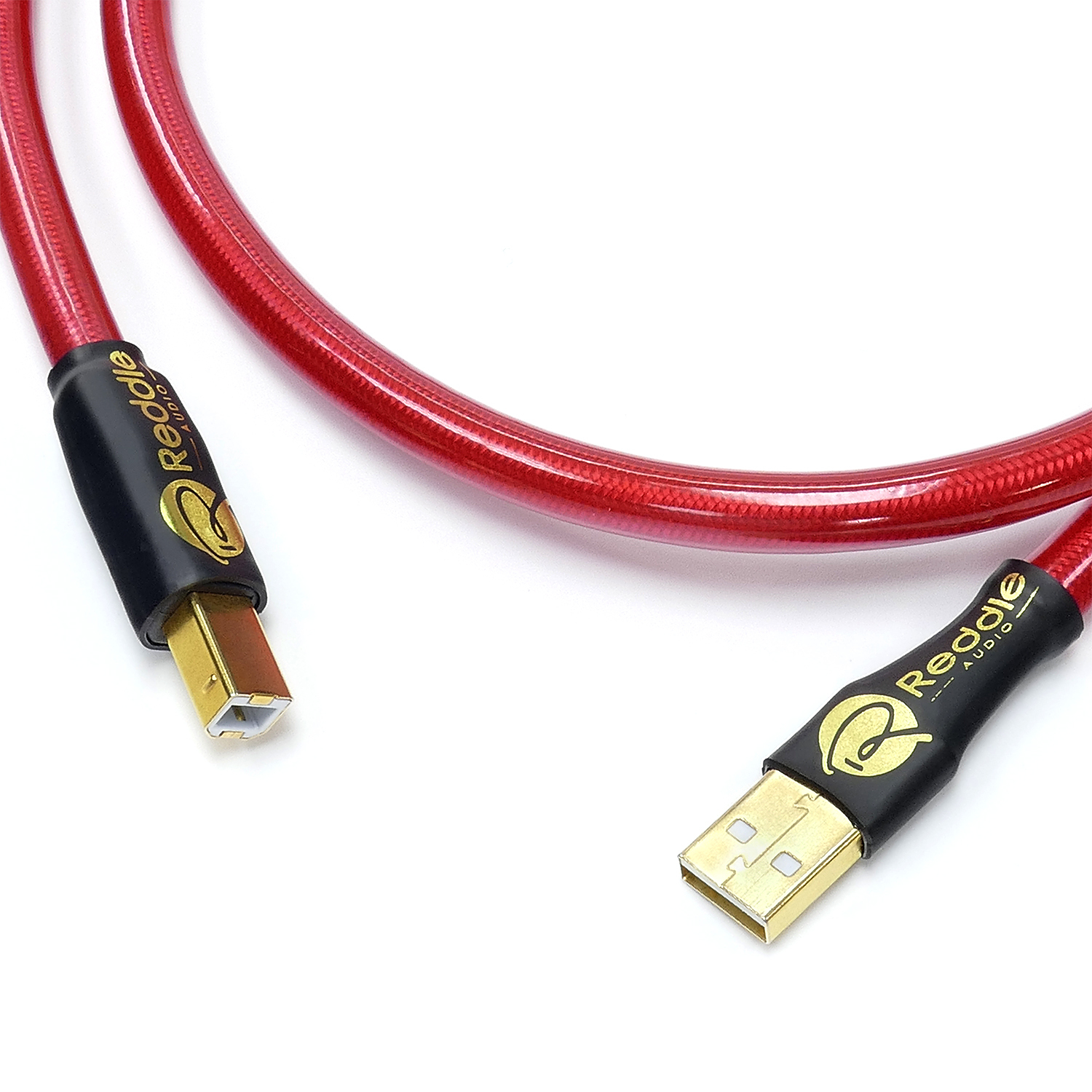 Reddle Audio - RU-ABR1 音響用 USB 線 | USB-A > USB-B | 純銅鍍銀 | 1M