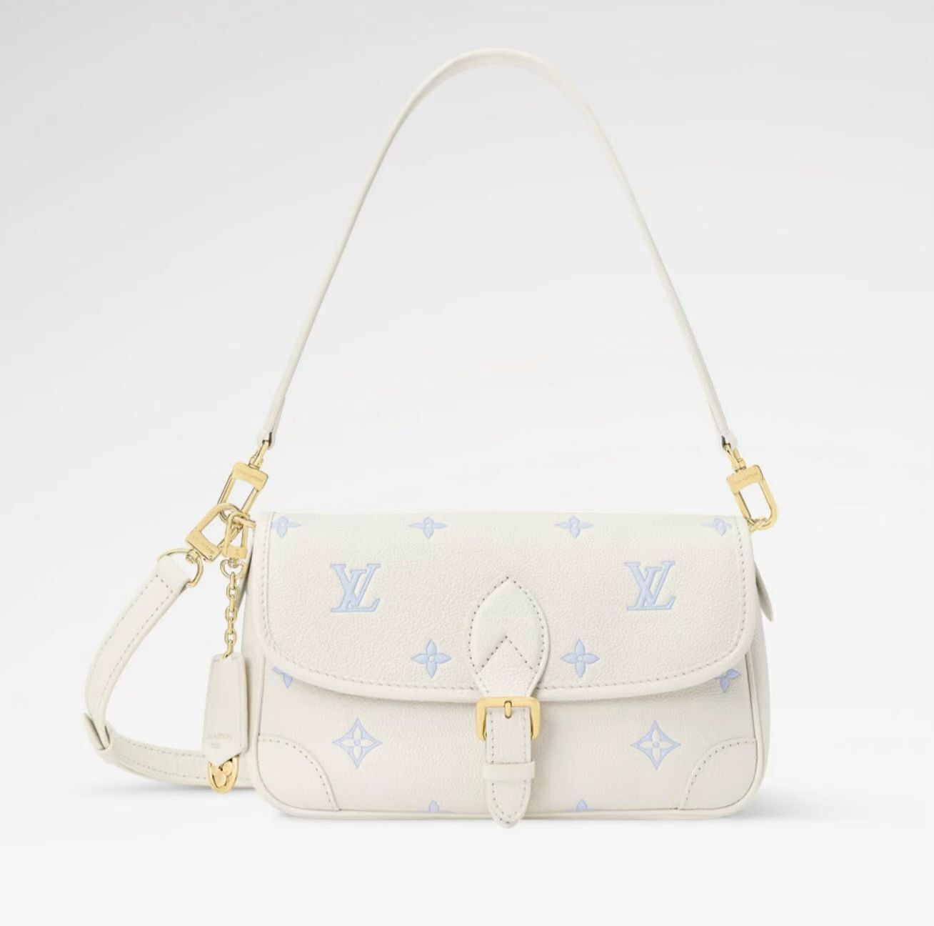 LV DIANE 手袋 (藍色 & 草莓牛奶)