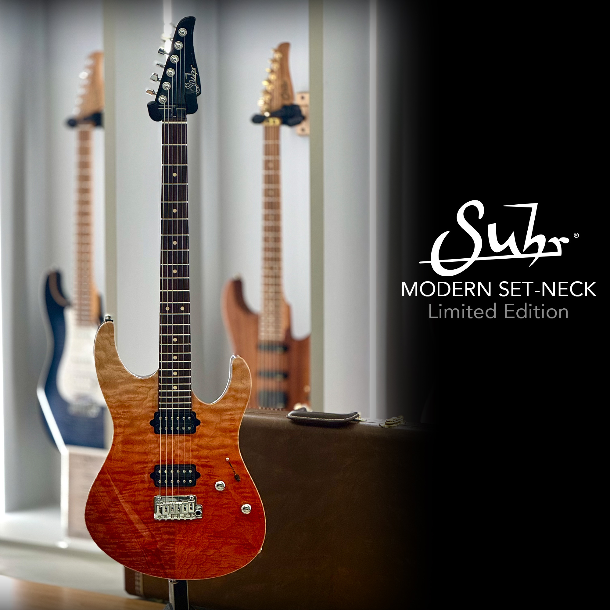 限定款 Suhr Modern Set Neck LTD Orange Fade 電吉他