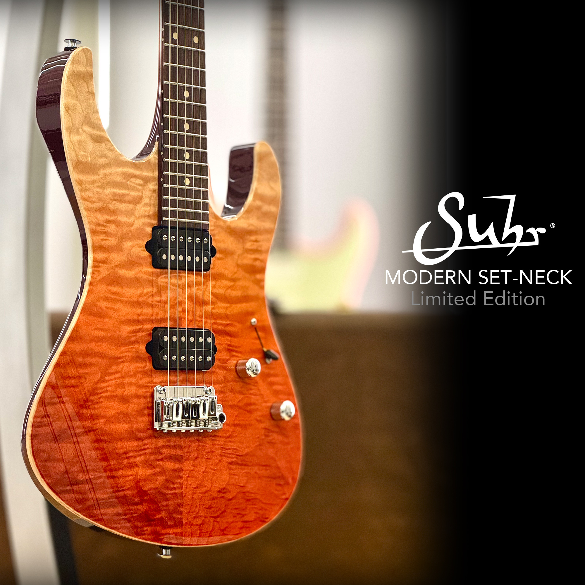 限定款 Suhr Modern Set Neck LTD Orange Fade 電吉他