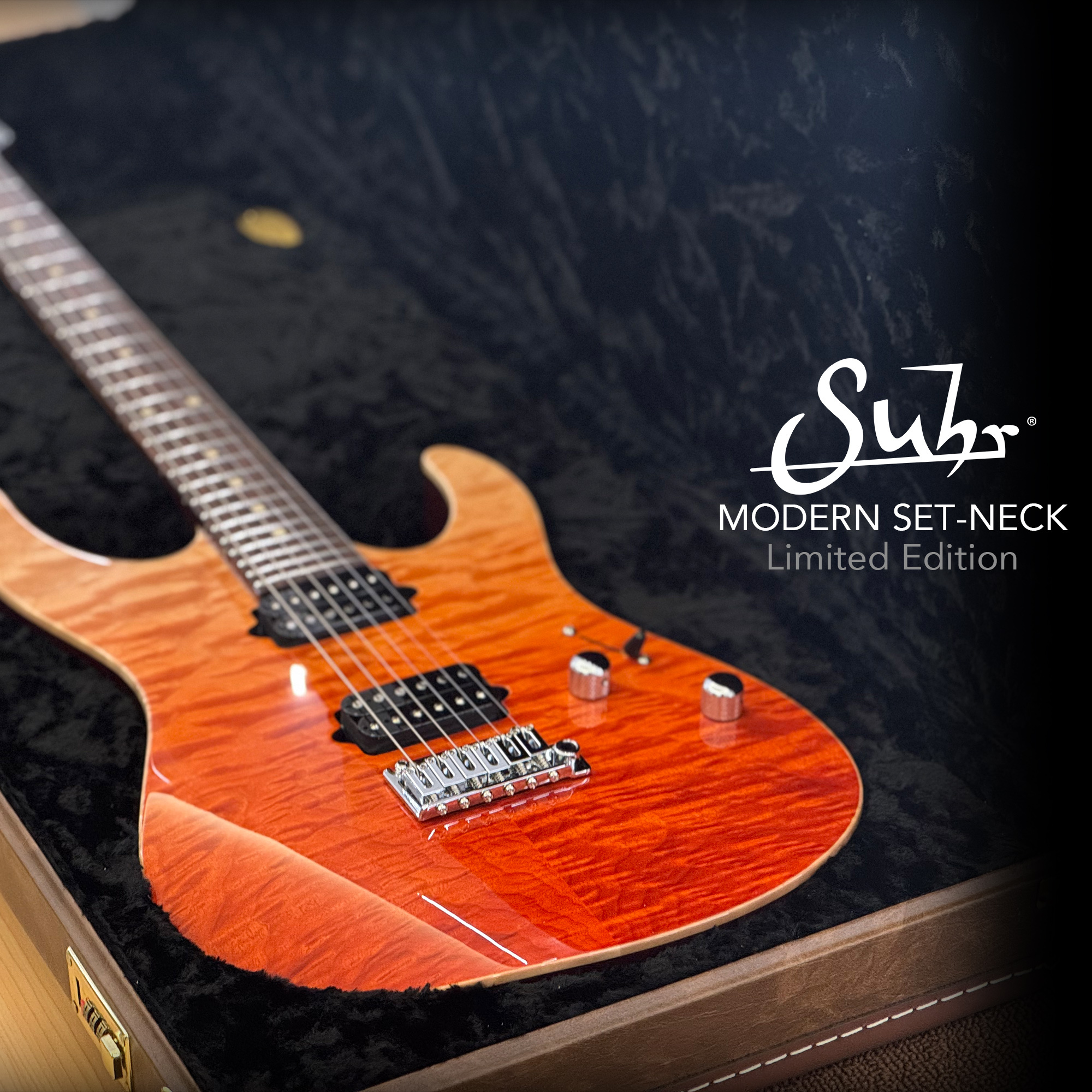 限定款Suhr Modern Set Neck LTD Orange Fade 電吉他Suhr Mode