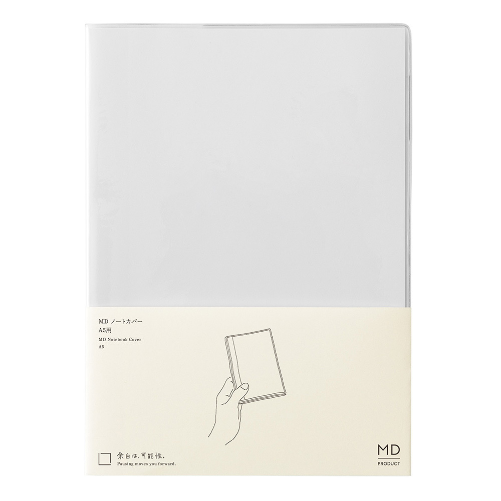 A5 書套 MD 筆記本 專用透明書套｜MD PRODUCTS 日本