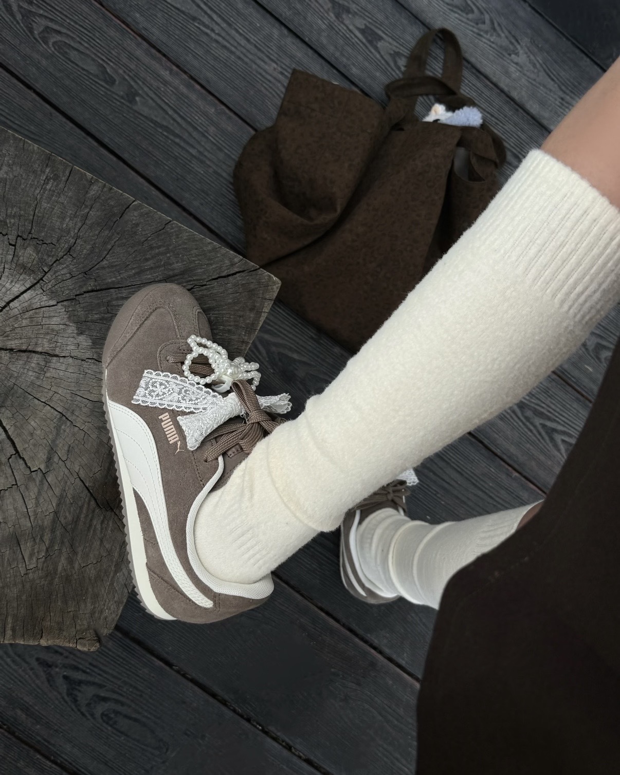 PUMA TURINO SD 奶油灰咖 灰棕 灰褐 阿甘鞋 薄底鞋 女鞋 406754-01 / 預購