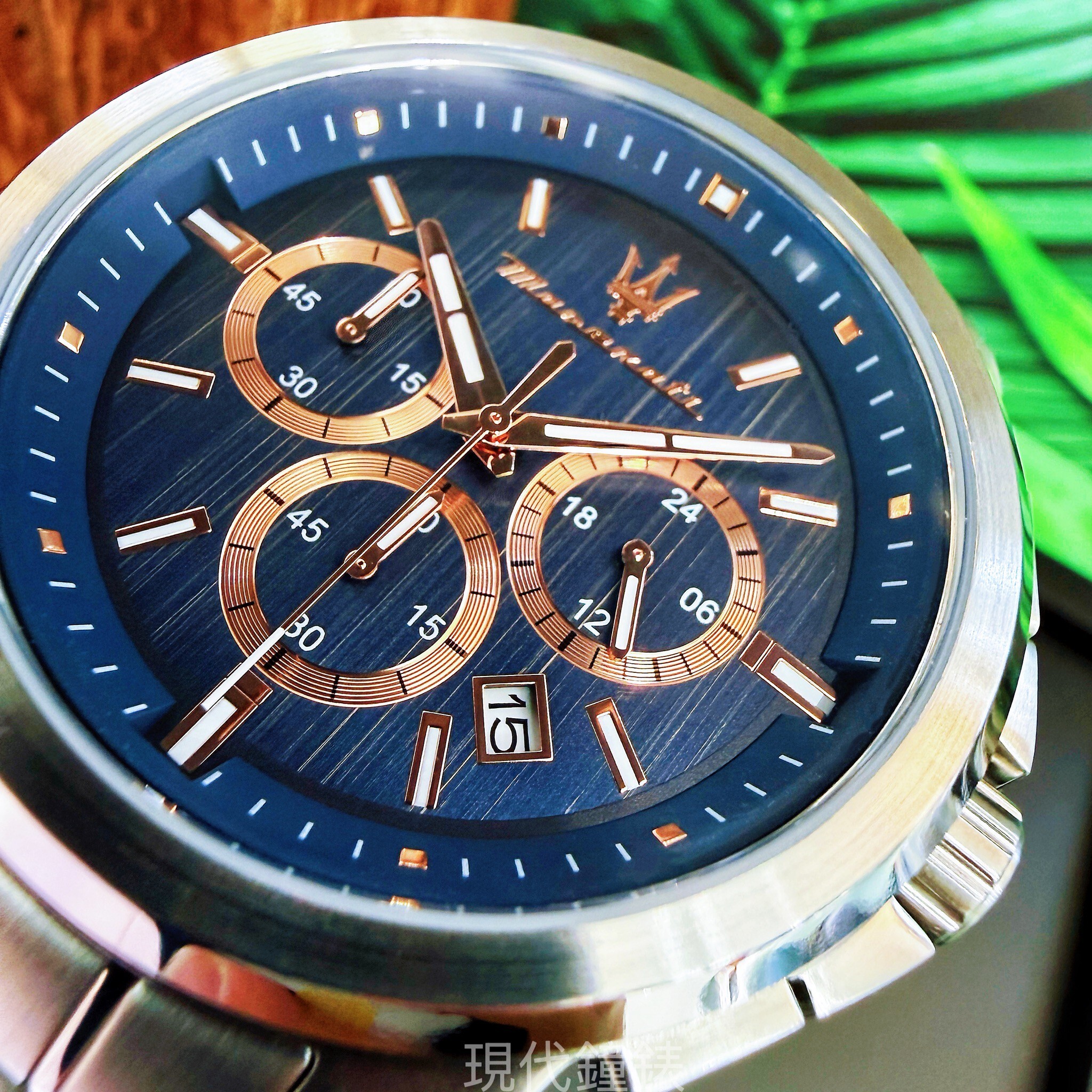 【Maserati瑪莎拉蒂】Successo 輝煌成就系列三眼腕錶R8873621037 44mm 現代鐘錶