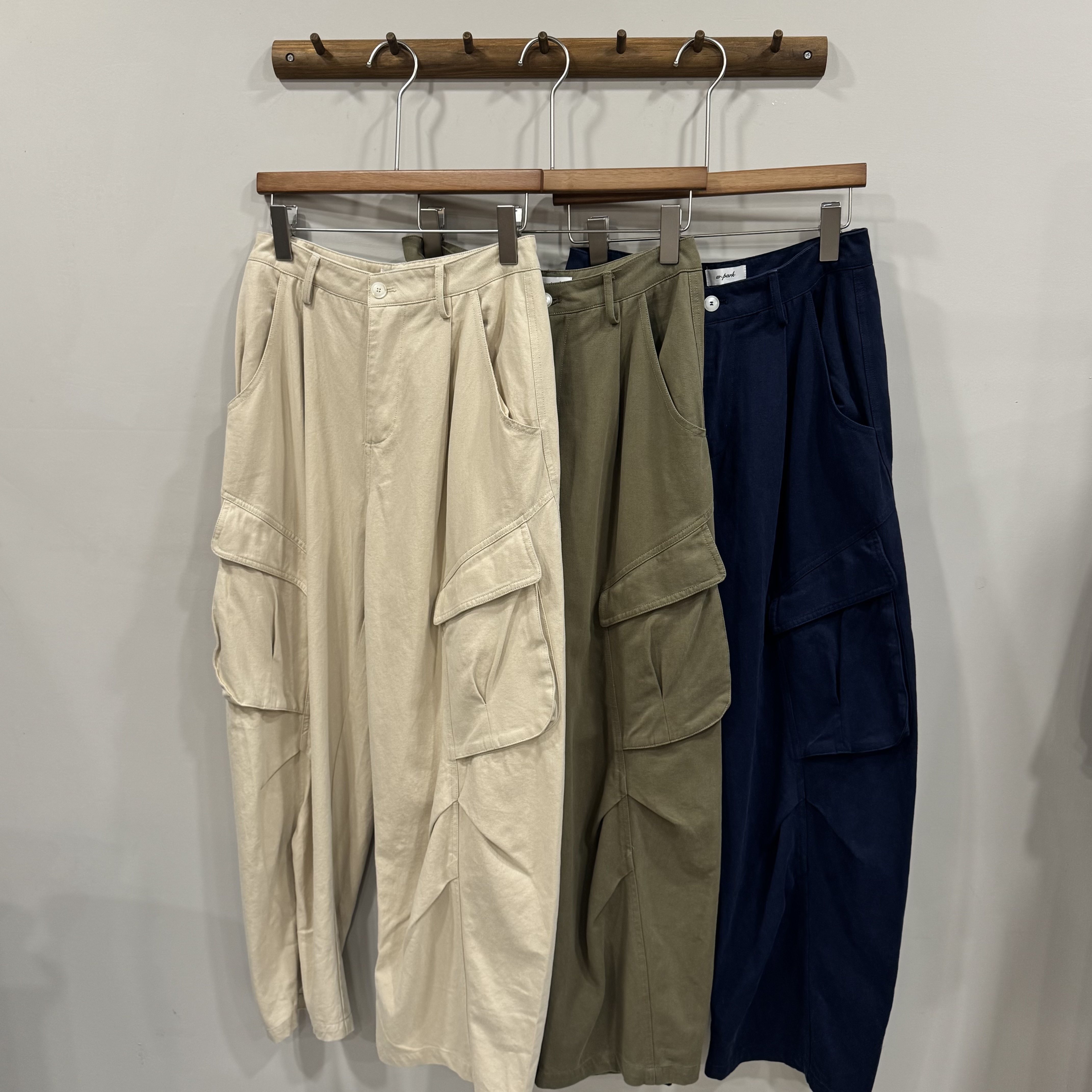 W00119大口袋工裝褲