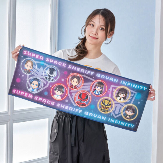 246338 Pbandai 預訂 2026/4月 超宇宙刑事ギャバン インフィニティ　デフォルメ　フェイスタオル