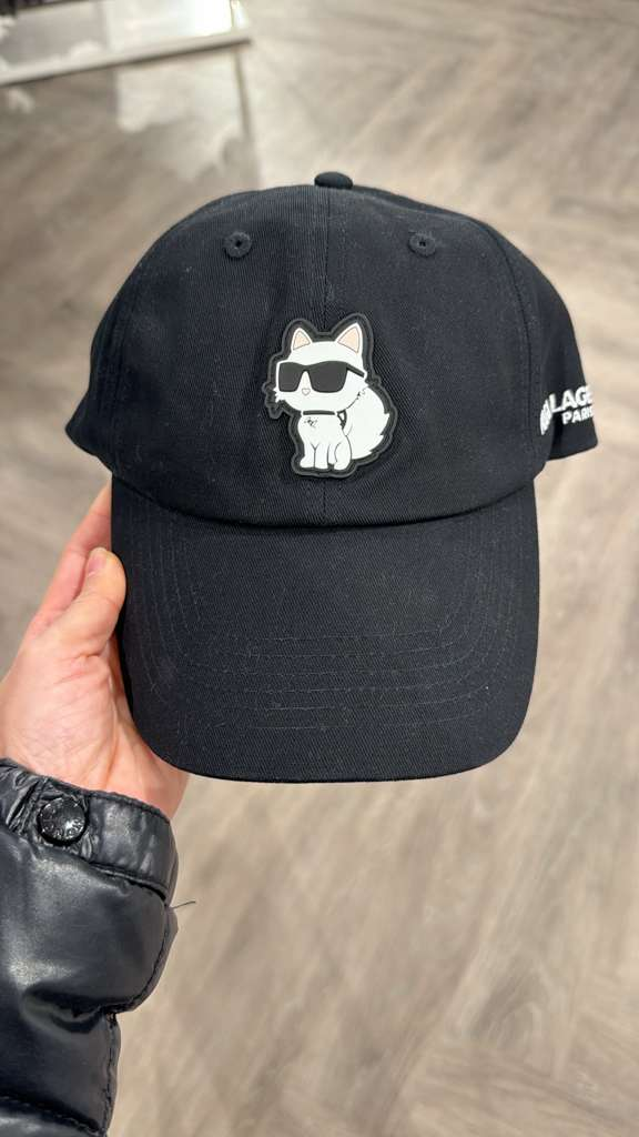 VM056 Karl lagerfeld 黑色老佛貓CAP帽
