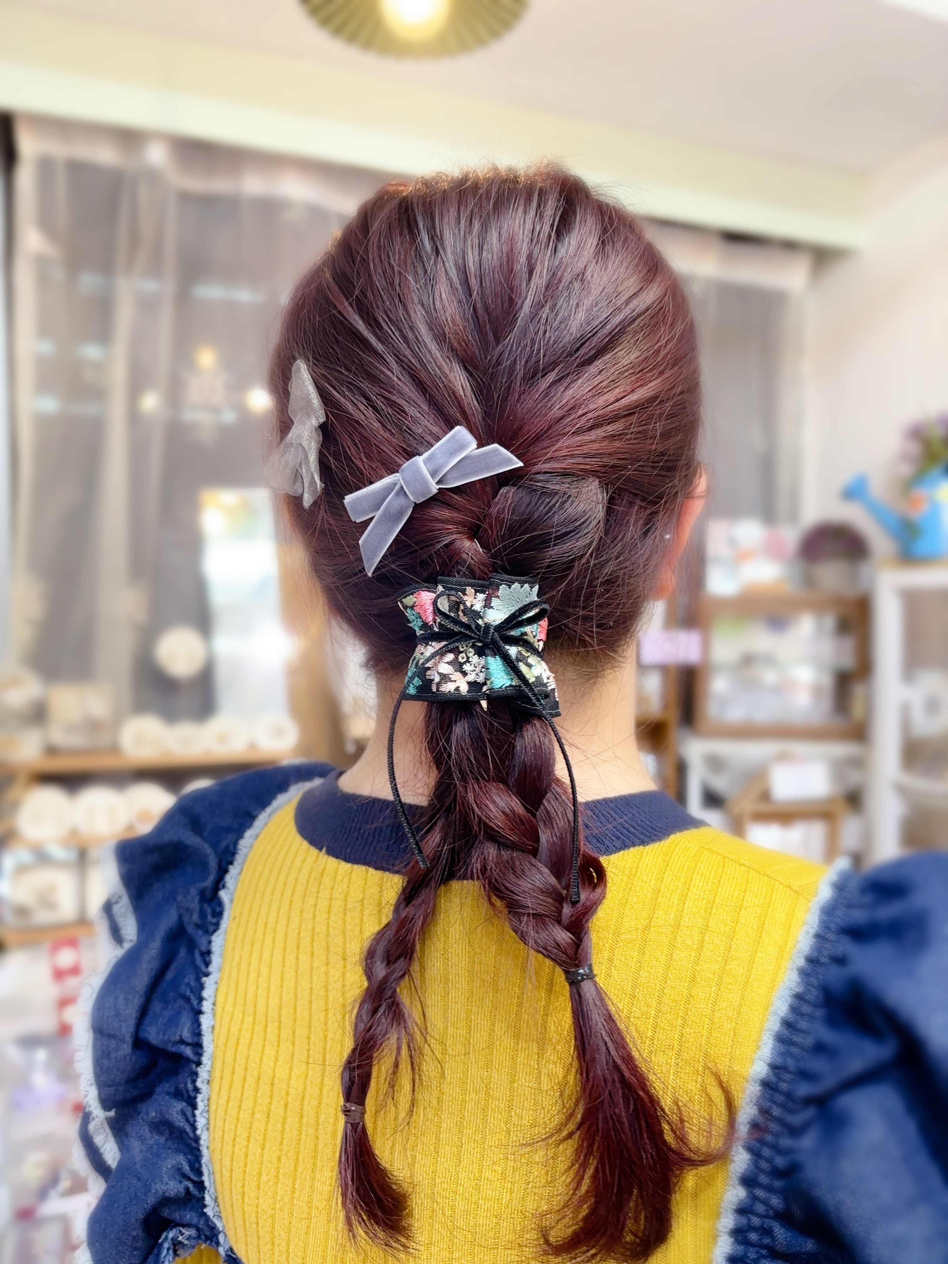 蝴蝶結迷你髮夾SET