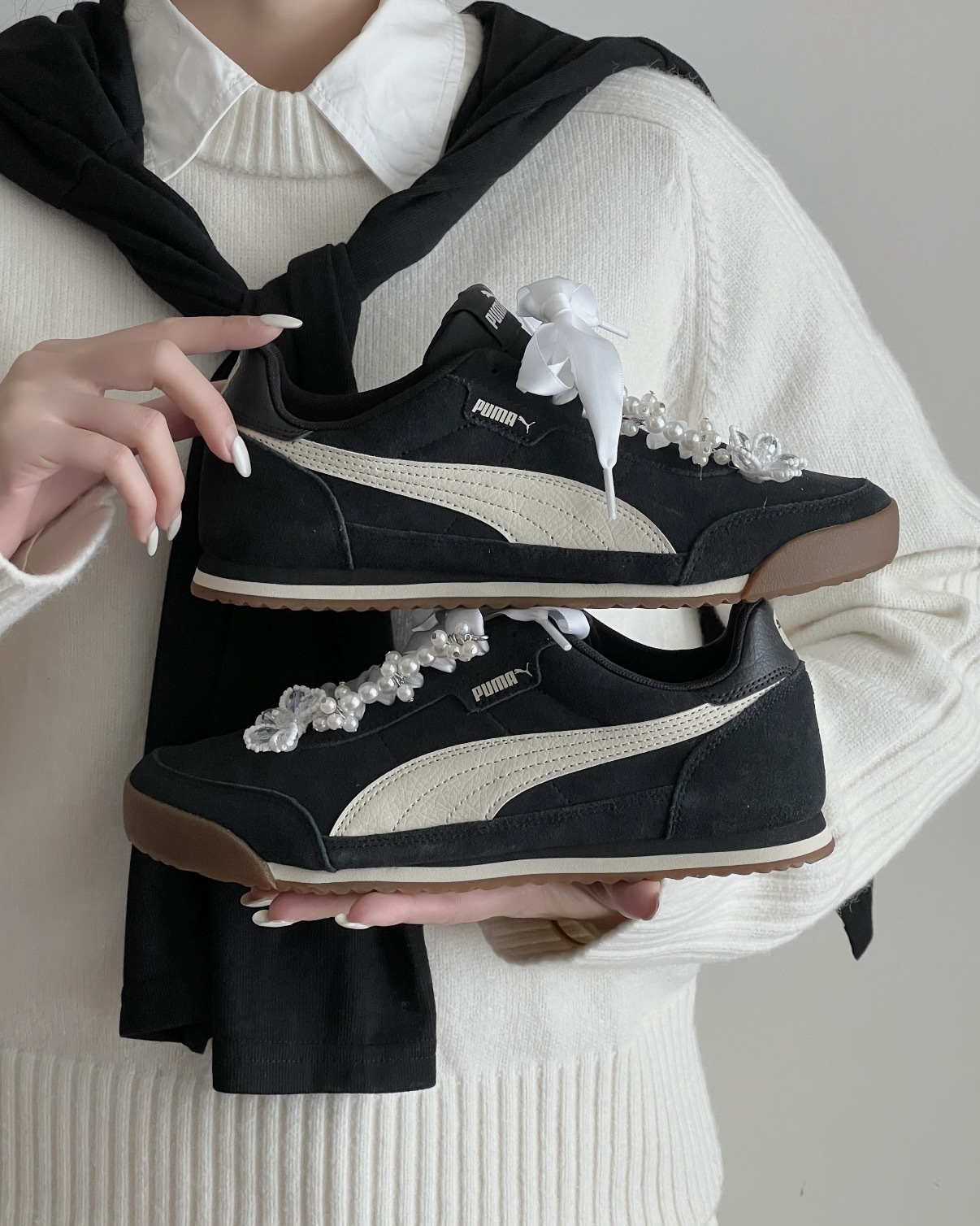 PUMA TURINO II SD 黑奶油 黑色 奶油白 焦糖底 阿甘鞋 薄底鞋 男女鞋 397453-05 / 預購