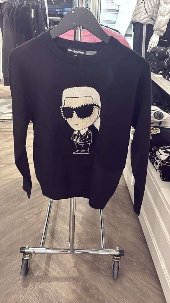 VM081 Karl lagerfeld 黑色老佛爺長袖衛衣