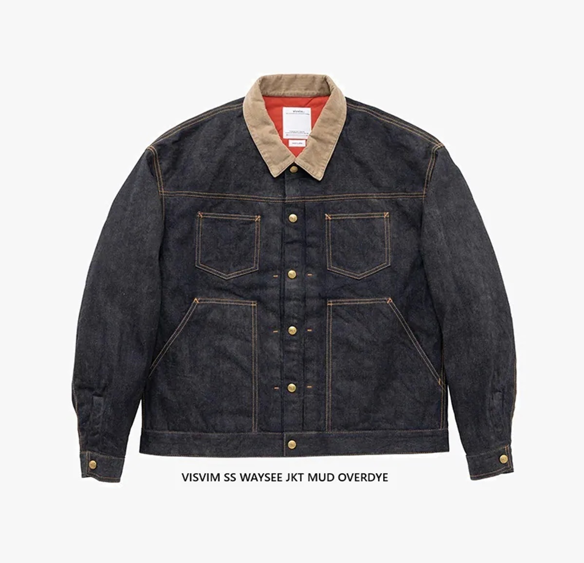 RE-STOCK: VISVIM SOCIAL SCULPTURE WAYSEE JKT MUD OVERDYE *泥染 - PRE ORDER ITEM (預訂中)