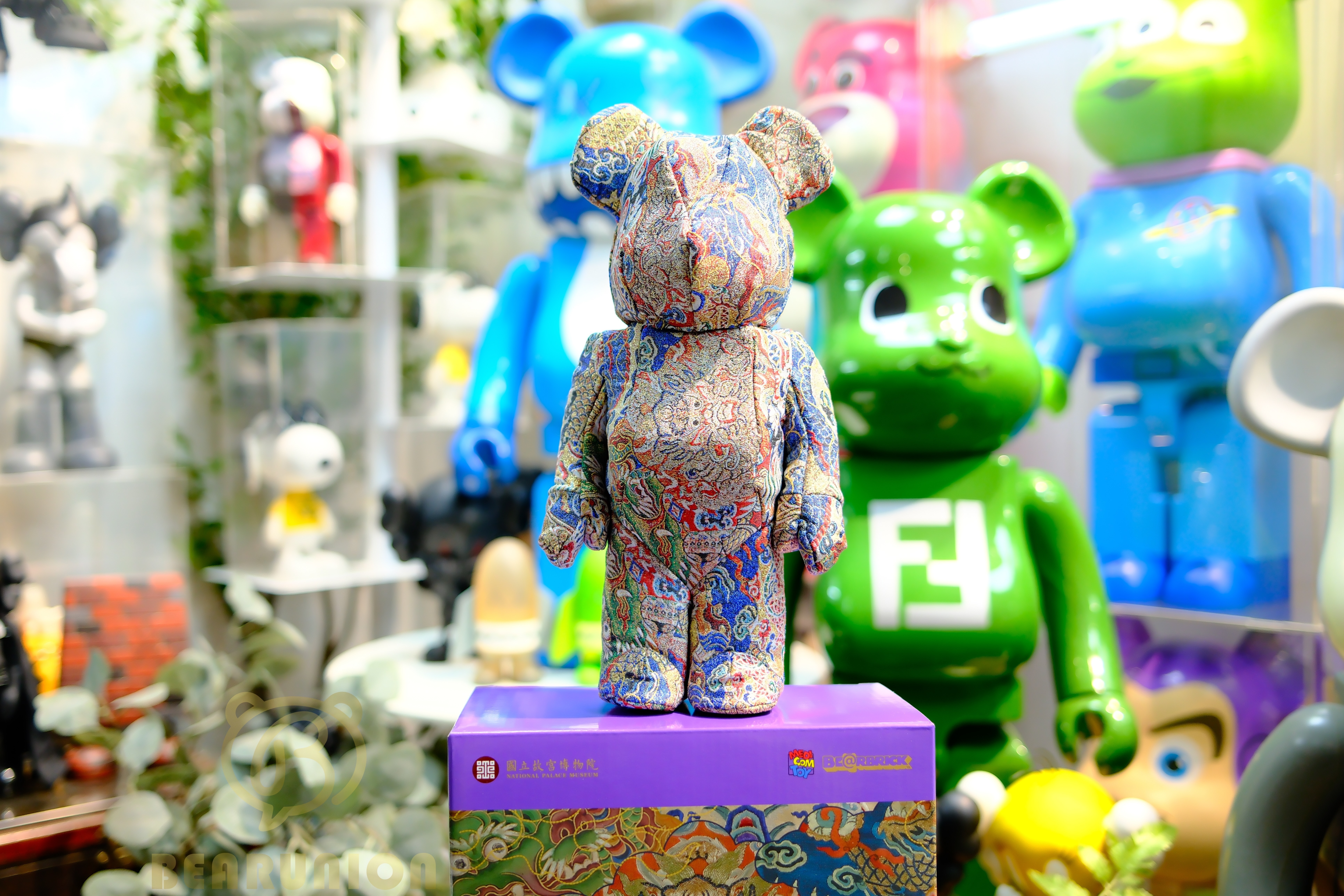 🎏預訂🎏 Bearbrick 400% 故宮100週年 Centennial Dragon Brocade Satin Edition祥龍百年 織錦緞