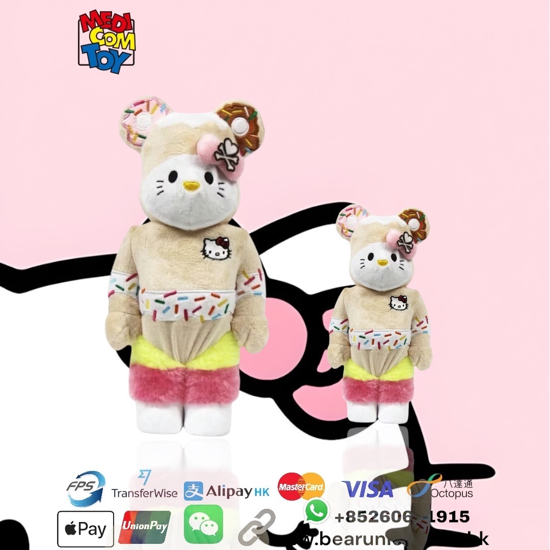 🈹🎏預訂🎏🈹 Bearbrick 1000% 400% MEDICOM x Sanrio x Tokidoki Hello Kitty