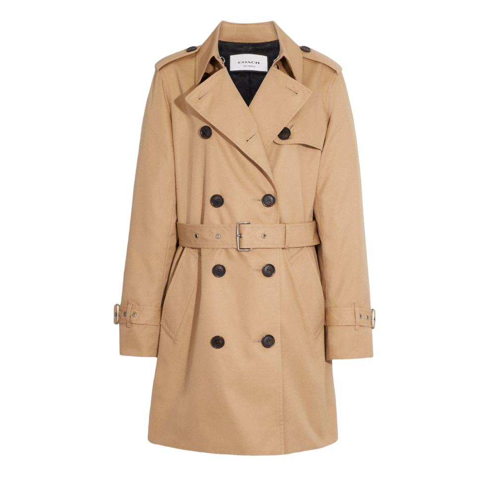 【Coach Outlet】Solid Mid Trench  米